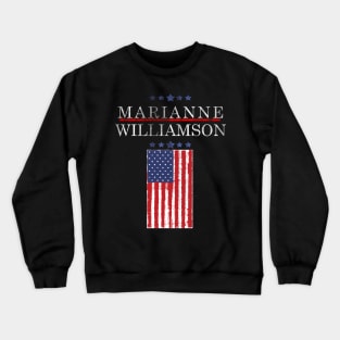 marianne williamson distressed Crewneck Sweatshirt